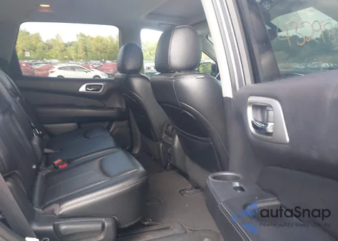 2017 Nissan Pathfinder Platinum from USA, damaged, VIN 5N1DR2MM6HC606215